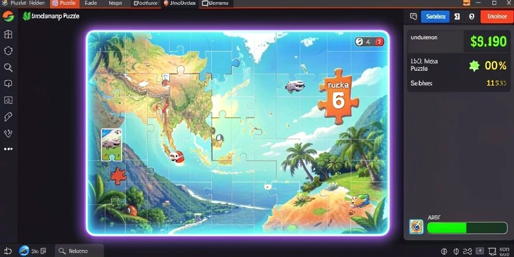 qgluck - Screenshot dari gameplay QGLUCK dengan aksi seru dan menantang.